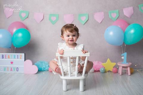 Ensaio 1 ano estúdio Zona Sul SP'