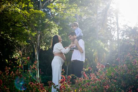 Ensaio Gestante Externo Parque Burle Marx SP'