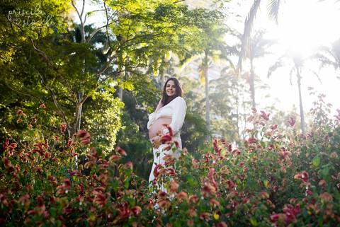 Ensaio Gestante Externo Parque Burle Marx SP'