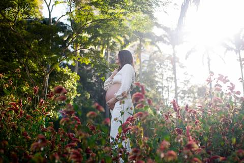 Ensaio Gestante Externo Parque Burle Marx São Paulo'