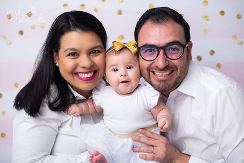 Fotos em Família Bebê 3 meses'