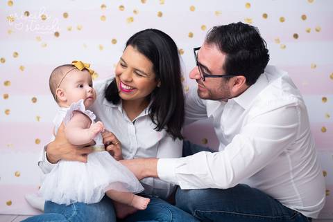 Fotos em Família Bebê 3 meses'