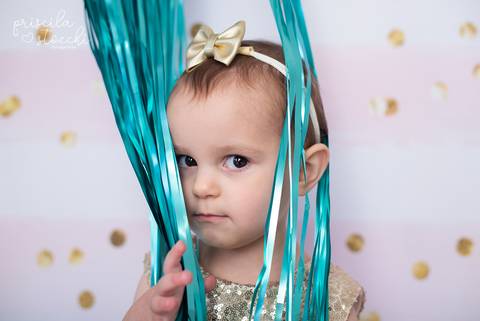 Ensaio Infantil 2 anos com balões SP'