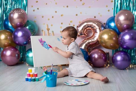 Ensaio com Tintas 2 anos São Paulo'