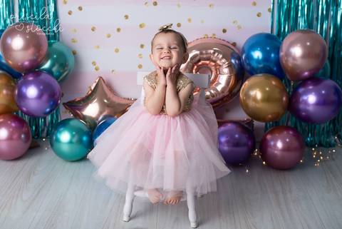 Ensaio Infantil Com Balões 2 anos SP'