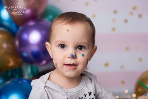 Ensaio Fotográfico com tintas 2 anos SP Zona Sul'