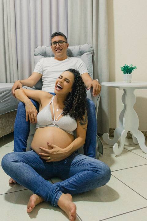 Grávida Sorridente'