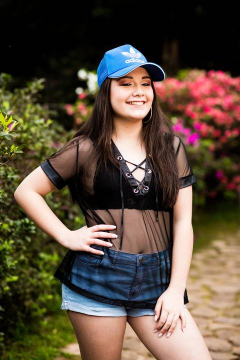 Ensaio de 15 anos da Duda na Praça Província de Shiga'