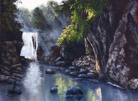 Morning Freshness, 60x80x4cm, oil on canvas, palette knife'