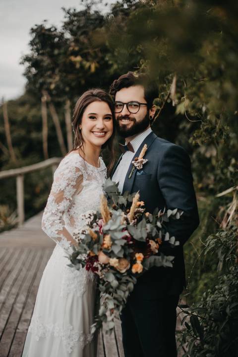 casamento ao ar livre; casal 2021; buque descontruído; fotografo Joinville '