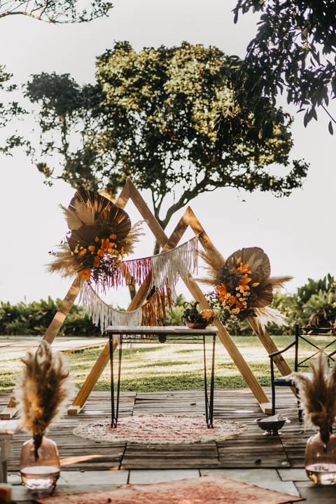 Cerimonia de casamento; decoração de casamento; pantai wedding; casamento de frente pro mar; casamento ao livre'
