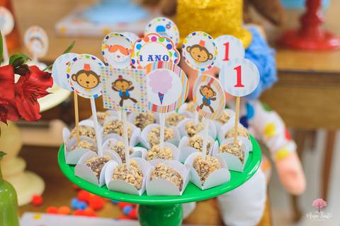 Aniversário Infantil com decoração no tema circo em São Paulo'