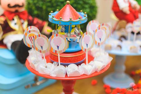 Aniversário Infantil com decoração no tema circo em São Paulo'