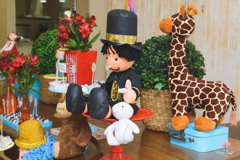 Aniversário Infantil com decoração no tema circo em São Paulo'