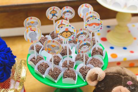 Aniversário Infantil com decoração no tema circo em São Paulo'