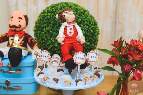 Aniversário Infantil com decoração no tema circo em São Paulo'