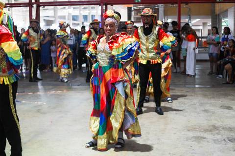 Coco de roda Reis do Cangaço animou a noite do segundo dia de evento.'
