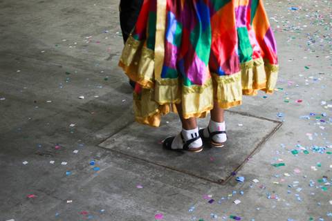 Coco de roda Reis do Cangaço animou a noite do segundo dia de evento.'