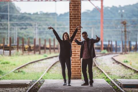 Ensaio pre casamento, ensaio pre casamento no inverno, ensaio pre casamento estação de trem, estação de trem, paranapiacaba, paranapiacaba estancia turistica, ensaio despochado, fotos em paranapiacaba, fotografo em paranapiacaba'