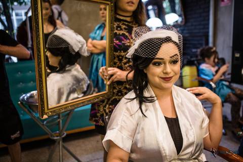 retro hair, retro hair augusta, dia da noiva na augusta, dia da noiva retro, dia da noiva vintage, casamento lgbt, casamento de meninas, casamento de mulheres, casamento lésbico, casamento homossexual, casamento homoafetivo, vestido de noiva vintage'