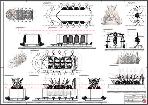 Planta Carro 5 - Prancha 2/ 2 - Formato A0 Colorido'