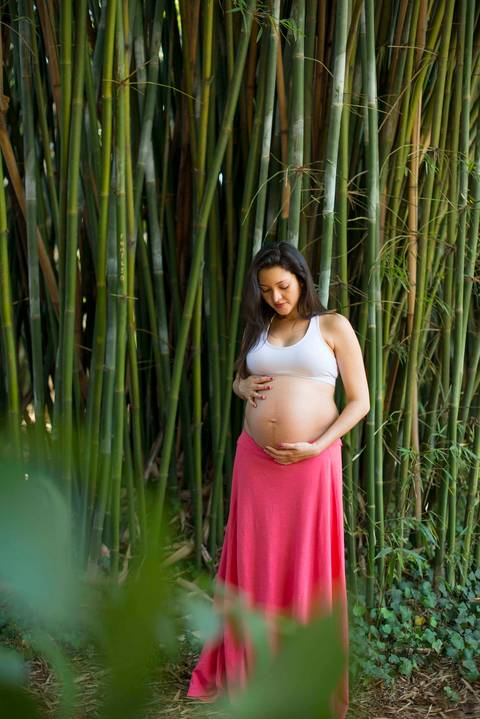 Ensaio de Gestante no parque em São Paulo'