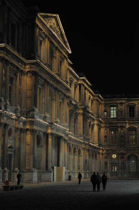 Louvre Noite - Paris'