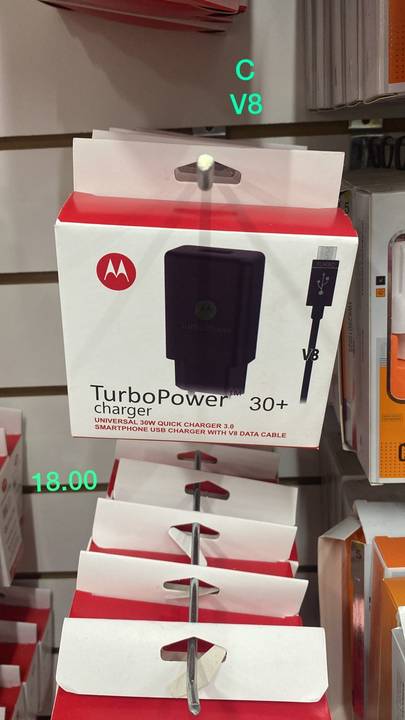 (V8, TIPO C) R$18.00'