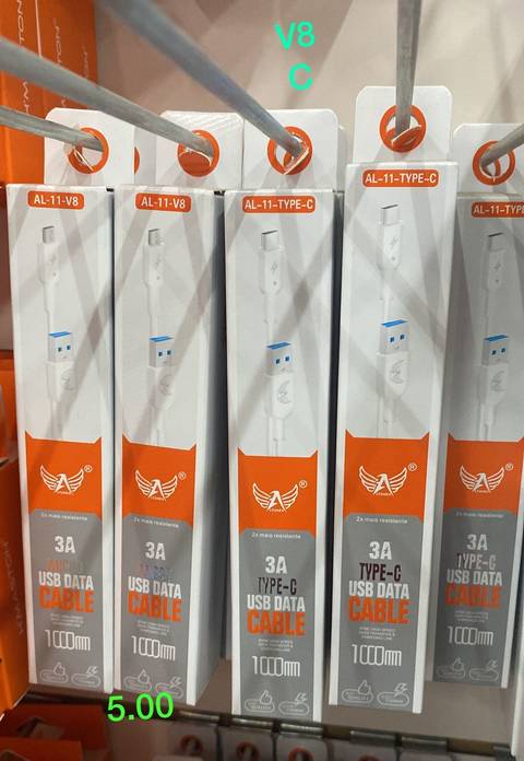 (V8, TIPO C) R$5.00'