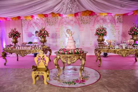 Aniversário criança, tema princesa, Sinho Festas decoração'