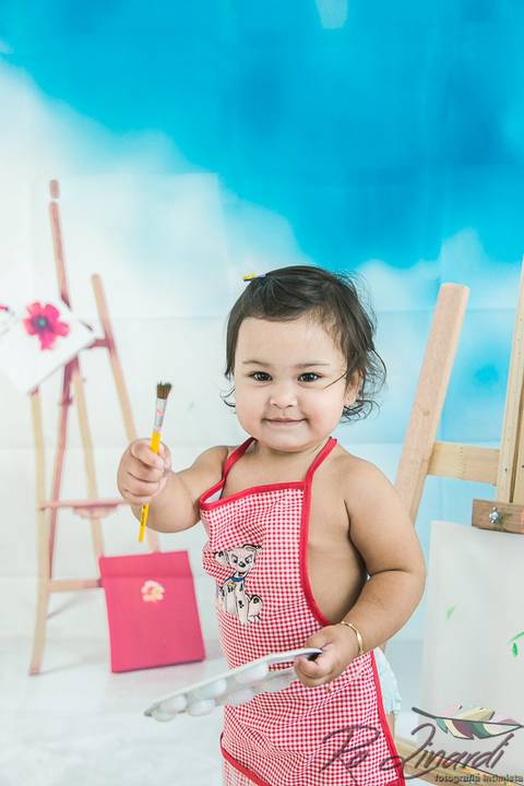 pintando o set Laurinha'