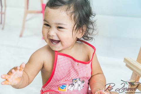 pintando o set Laurinha'