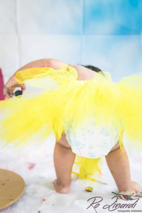 pintando o set Laurinha'