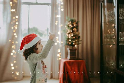 Ensaio Família Natal em casa'