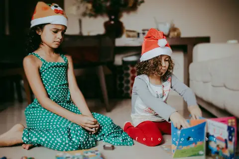 Ensaio Família Natal em casa'