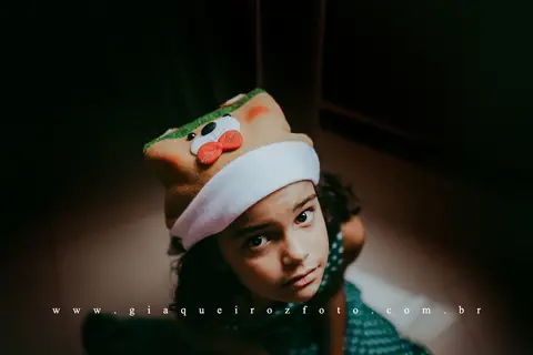 Ensaio Família Natal em casa'