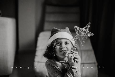 Ensaio Família Natal em casa'