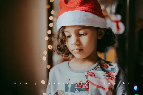 Ensaio Família Natal em casa'