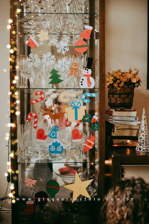 Ensaio Família Natal em casa'