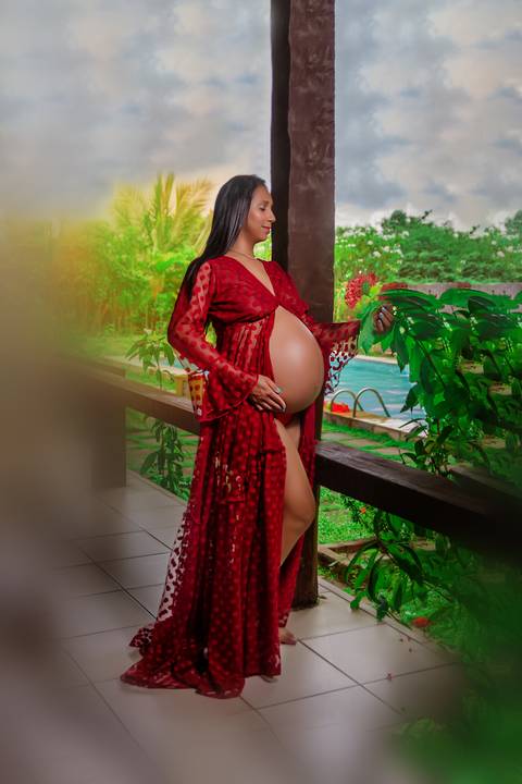 ensaio gestante em fortaleza-ce diferente'