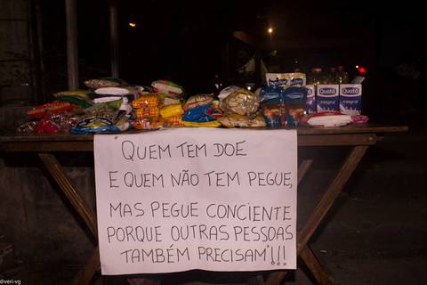 Doação de alimentos '