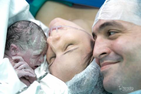 foto de parto salvador'