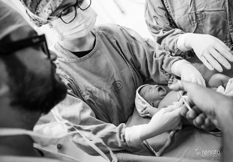 fotografia de parto salvador maternidade santamaria'