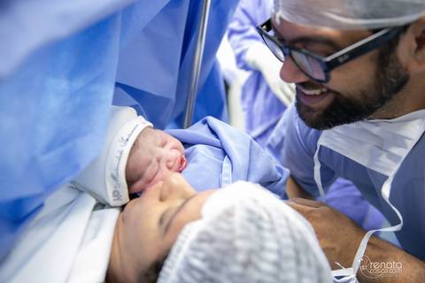 fotografia de parto salvador maternidade santamaria'