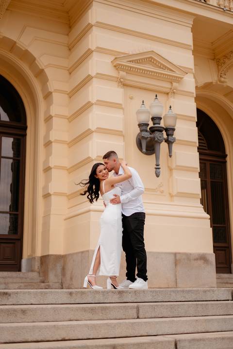 Pré wedding clássico no Museu do Ipiranga em São Paulo'