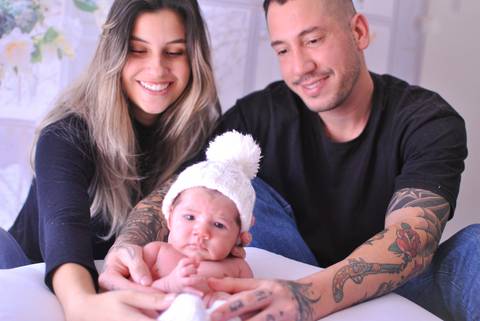 Ensaio new born Maju'