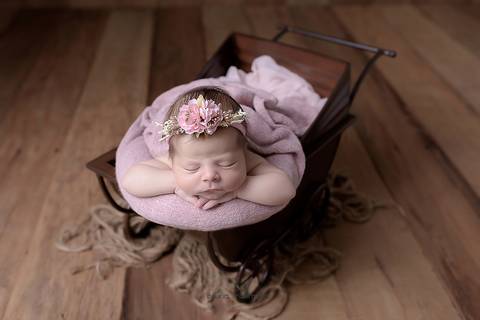 ensaio newborn carrinho de boneca'