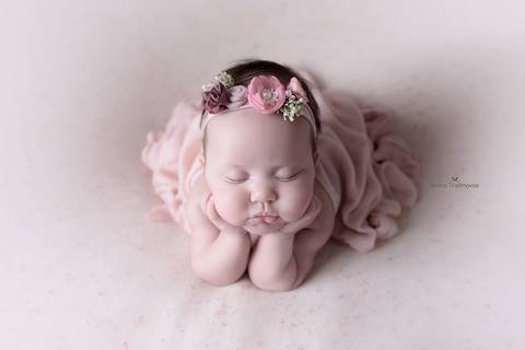 newborn em casa'