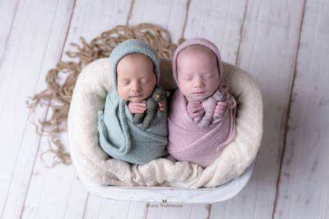 newborn gêmeos '