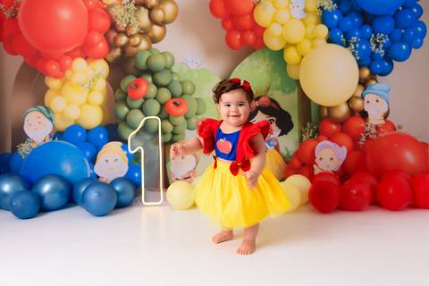 branca de neve 1 ano'